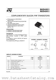 MJD45H11T4 datasheet pdf ST Microelectronics