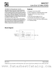 MK2727 datasheet pdf Texas Instruments