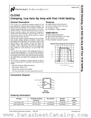5962-9174301M2A datasheet pdf National Semiconductor