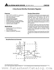 CM3106-12SB datasheet pdf California Micro Devices Corp