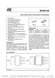 M54HC165 datasheet pdf ST Microelectronics