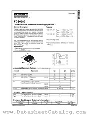 FDS6982_NL datasheet pdf Fairchild Semiconductor