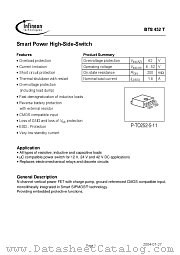 BTS 452-T datasheet pdf Infineon