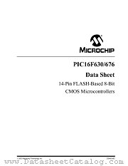 PIC16F630T-E/SL datasheet pdf Microchip