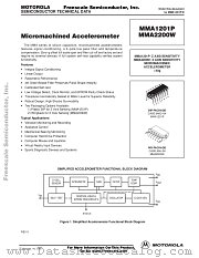 MMA2200W datasheet pdf Freescale (Motorola)