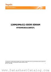 HY5DW283222BF datasheet pdf Hynix Semiconductor