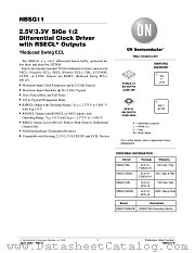 NBSG11BA datasheet pdf ON Semiconductor