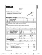 TN6707A datasheet pdf Fairchild Semiconductor