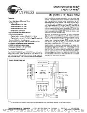 CY62137CV30LL-55BAI datasheet pdf Cypress