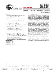 CY7C1313BV18-167BZXC datasheet pdf Cypress