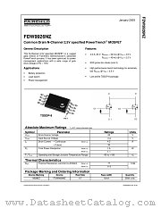 FDW9926NZ datasheet pdf Fairchild Semiconductor