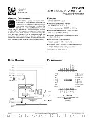 ICS8402I datasheet pdf Texas Instruments
