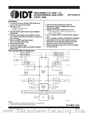 IDT70V631S12BF datasheet pdf IDT