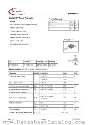 SPP06N60C3 datasheet pdf Infineon