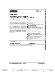 GTLP10B320MTD datasheet pdf Fairchild Semiconductor