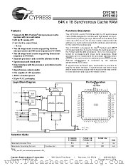 CY7C1031-10JC datasheet pdf Cypress