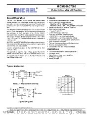 MIC37501 datasheet pdf Micrel Semiconductor