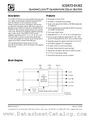 ICS672-01 datasheet pdf Texas Instruments