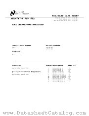 LM747H datasheet pdf National Semiconductor