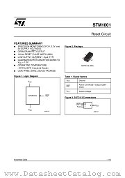 STM1001 datasheet pdf ST Microelectronics