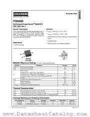 FDD8880 datasheet pdf Fairchild Semiconductor