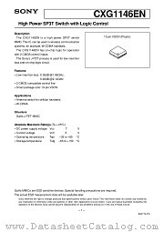 CXG1146EN datasheet pdf SONY