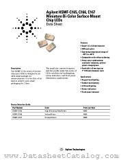 HSMF-C166 datasheet pdf Agilent (Hewlett-Packard)