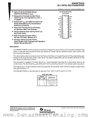 SN64BCT25245DWR datasheet pdf Texas Instruments