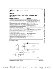 LM2588SX-3.3 datasheet pdf National Semiconductor