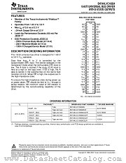 SN74ALVC16834GQLR datasheet pdf Texas Instruments