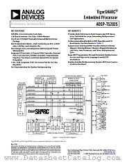 ADSP-TS202S datasheet pdf Analog Devices