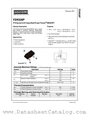 FDN308P_NL datasheet pdf Fairchild Semiconductor