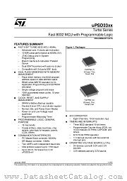 UPSD3312D datasheet pdf ST Microelectronics