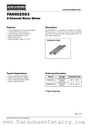 FAN8025G3 datasheet pdf Fairchild Semiconductor