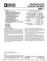 AD9877-EB datasheet pdf Analog Devices