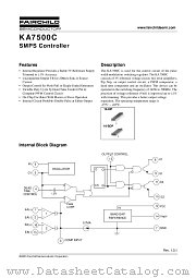 KA7500CDTF datasheet pdf Fairchild Semiconductor