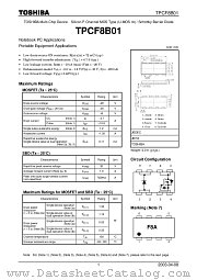 TPCF8B01 datasheet pdf TOSHIBA