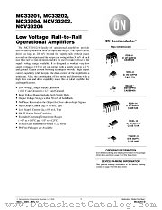 MC33202 datasheet pdf ON Semiconductor