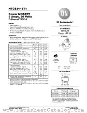 NTGS3443 datasheet pdf ON Semiconductor