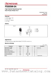 FS50SM-5A datasheet pdf Renesas