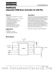FAN5232MTC datasheet pdf Fairchild Semiconductor