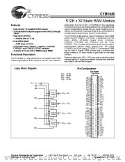 CYM1846PM-15C datasheet pdf Cypress