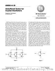 NL27WZU04 datasheet pdf ON Semiconductor