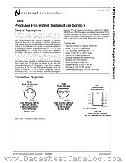 LM34DMX datasheet pdf National Semiconductor