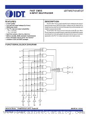 IDT74FCT151CTQ8 datasheet pdf IDT