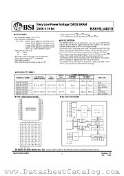 BS616LV4018 datasheet pdf Brilliance Semiconductor