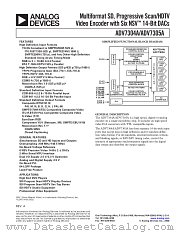 ADV7305AKST datasheet pdf Analog Devices