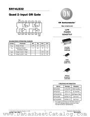 SN74LS32M datasheet pdf ON Semiconductor