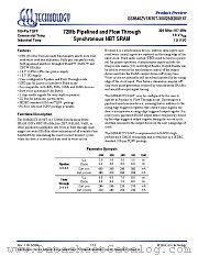 GS8640ZV36 datasheet pdf GSI Technology