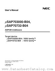 USBB13AP703000-XXX-B04 datasheet pdf NEC